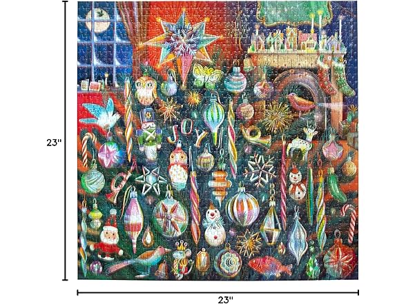 eeBoo 1000 Piece Puzzle - Holiday Ornaments