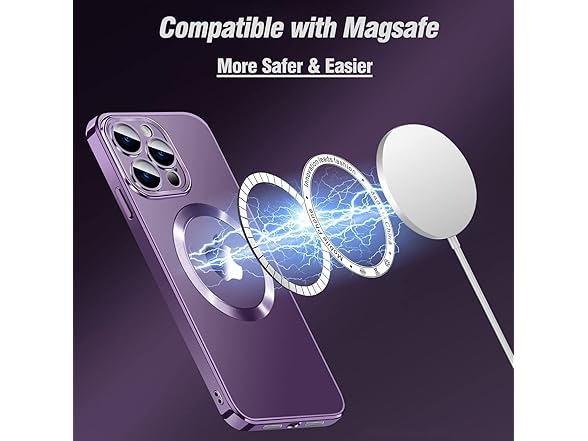 aowner Magnetic Clear Case for iPhone 11