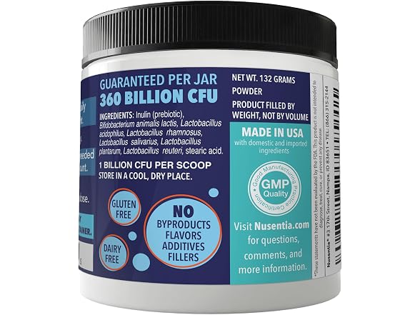 NUSENTIA Probiotics for Dogs -(360 Scoops)-P