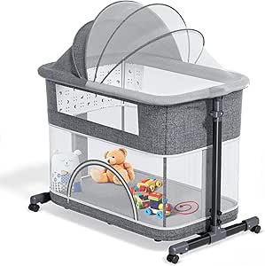 3-in-1 Baby Bassinet Bedside Crib - Gallery 5