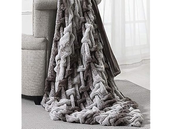 Modern Threads Faux Fur Throw Blanket