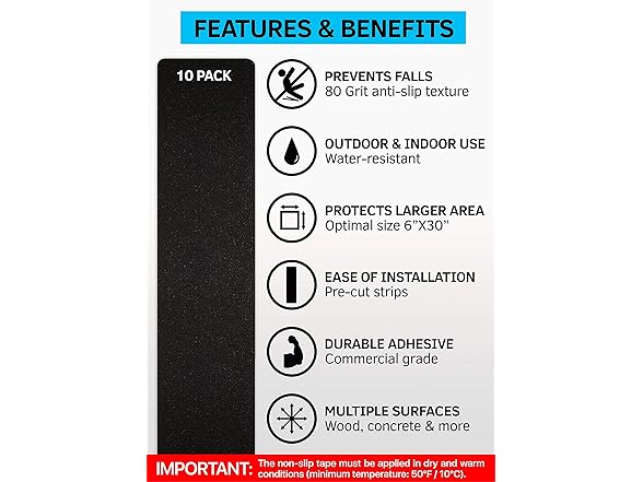 FINEHOUS 8x30 Stair Treads Non-Slip