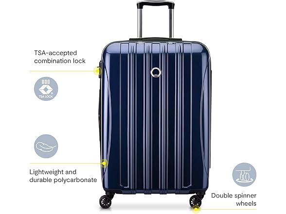 DELSEY PARIS Hardside Luggage Spin Wheels