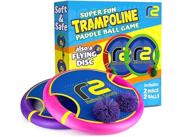 Paddle & Stringy Ball Toss & Catch Game