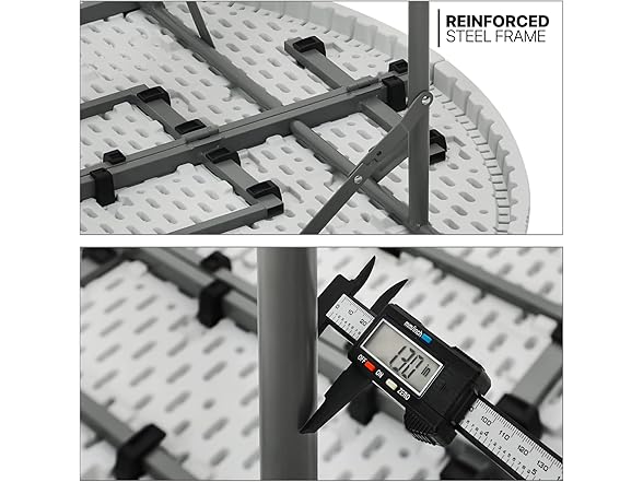 MoNiBloom 5.5Ft Round Folding Table