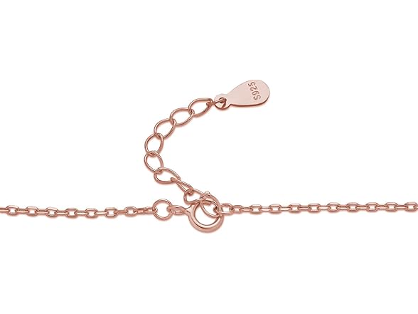 Namomi Rose Gold Teddy Bear Necklace