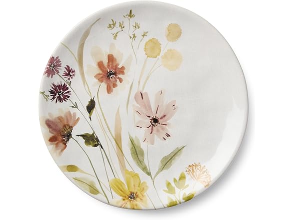 Wildflowers Ceramic Dessert Plates 4CT