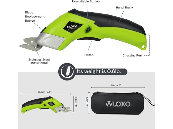 Cordless Electric Scissors Electric Box