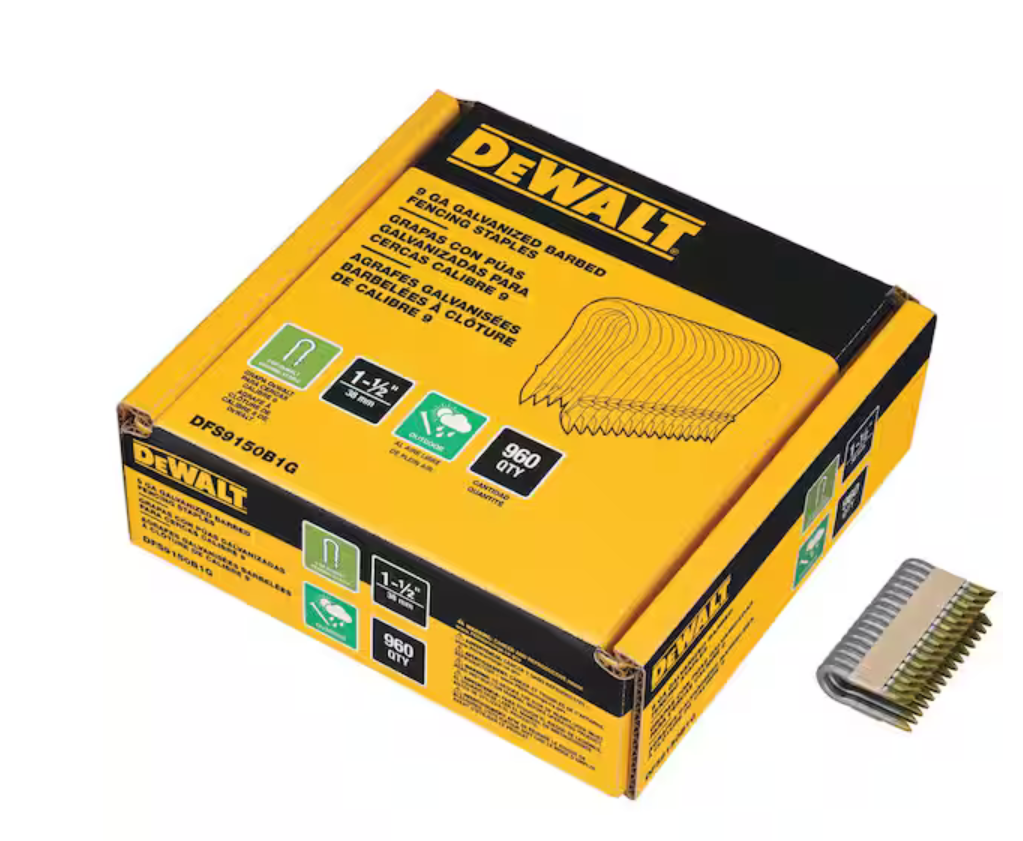 Dewalt DFS9150B1G 1.5 in. x 9ga Galvanized Staples - Gallery 2