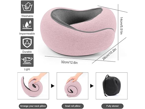 WEERSHUN Travel Pillows