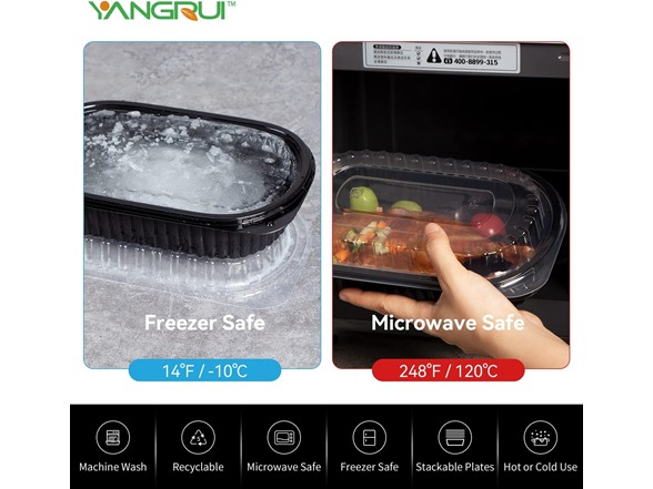 45 Pack Reusable To Go Food Containers