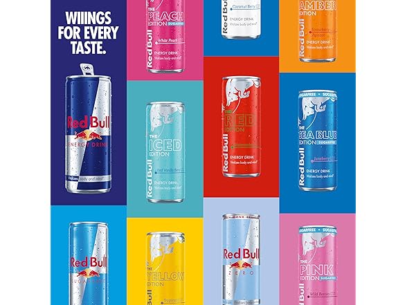Red Bull Sugar Free Energy Drink, 8.4 Fl Oz, 4 Cans