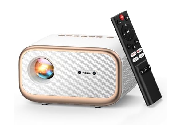 VIZONY 1080p Smart Projector W/ WiFi