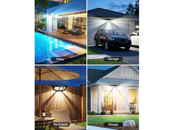 Brightown 1 Pack Solar Flood Outdoor Lights