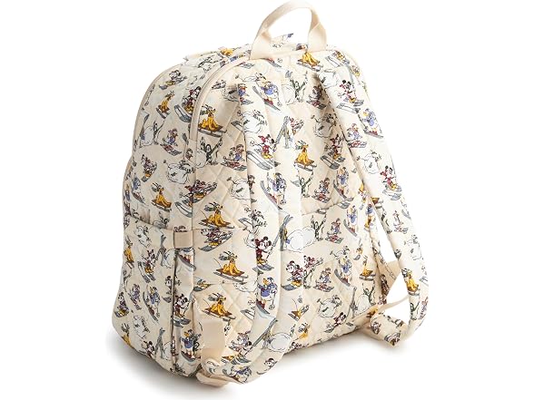 Vera Bradley Bancroft Backpack, Downhill Skiing Mickey and Friends