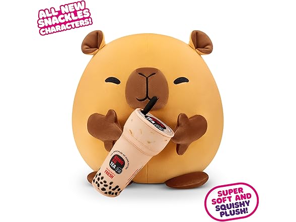 Snackles Series 2 Capybara & Boba 16"