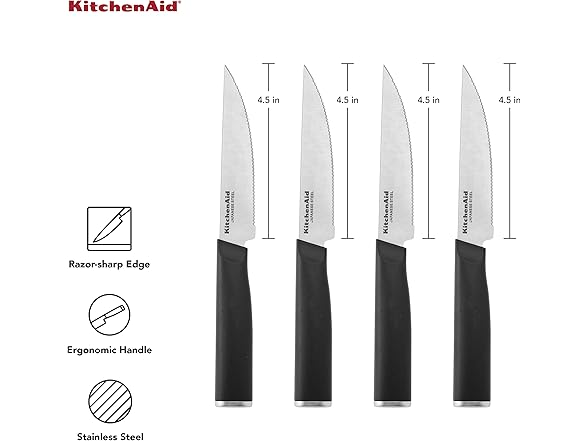 KitchenAid Classic 4-Pc Steak Knife Set