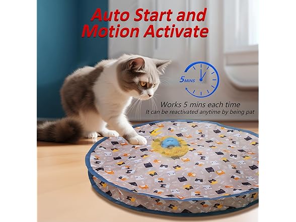 Mdupw Rechargeable Electric Cat Toys