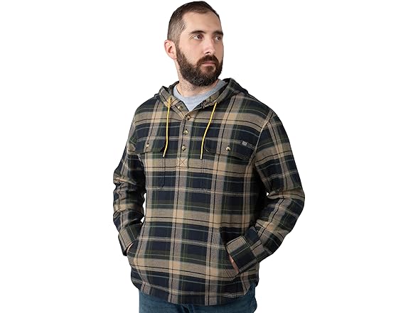 Field & Stream Mens Raghorn Flannel Hoodie