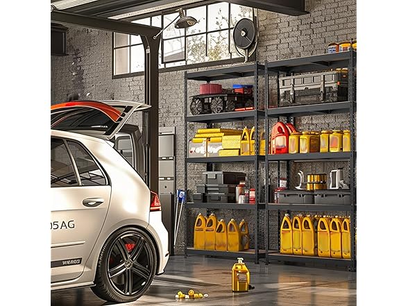 WORKPRO 5-Tier Steel Shelf 35x17x72