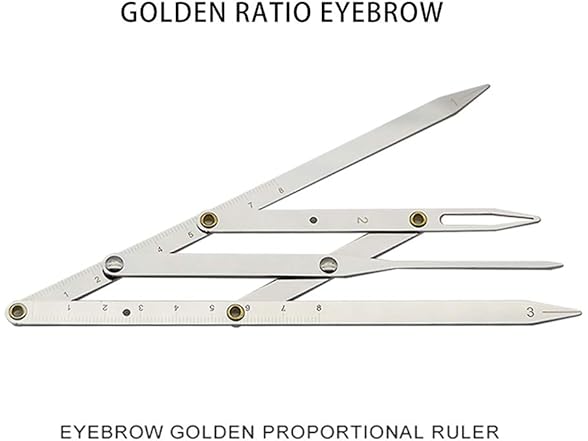 Dr.Pedi Eyebrow Golden Ratio Caliper Stencil