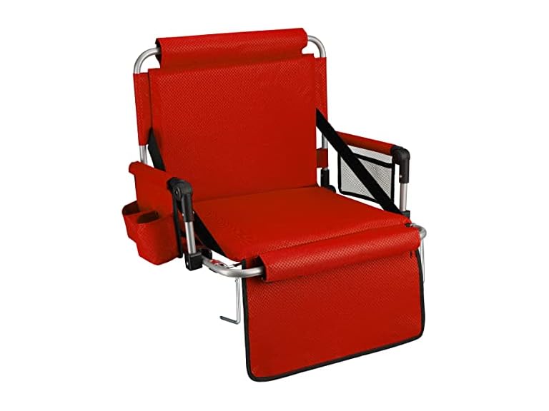 Folding Stadium Seat - Red