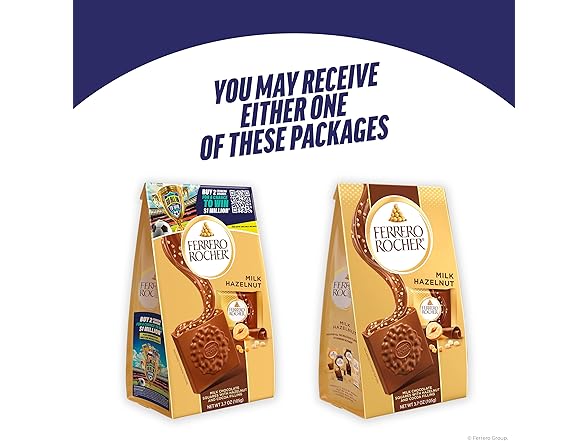 Ferrero Rocher Milk Hazelnut Squares 3.7oz