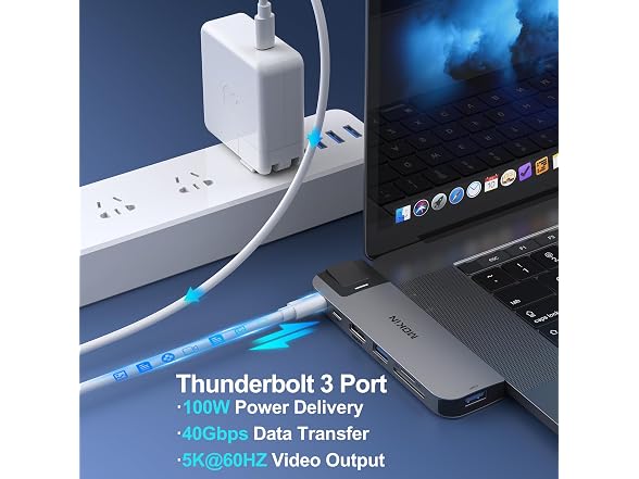 MOKiN USB C Multiport Adapter Hub Mac Dongle