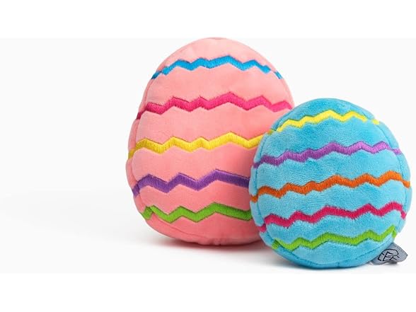 Midlee Easter Egg Plush Dog Toy