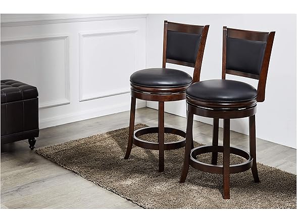 Ball & Cast Swivel Counter Height Barstool Set of 2
