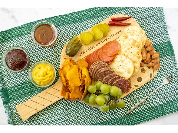 Fox Run Pickleball Paddle Charcuterie Boards, Set of 2 