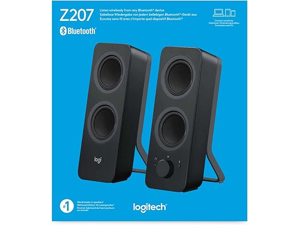 Logitech Z207 2.0 Stereo Computer Speakers