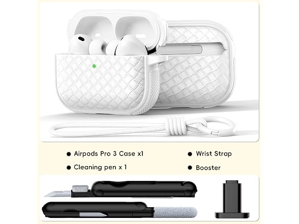 R-fun AirPods Pro 3 Case Woven Leather - Gallery 4