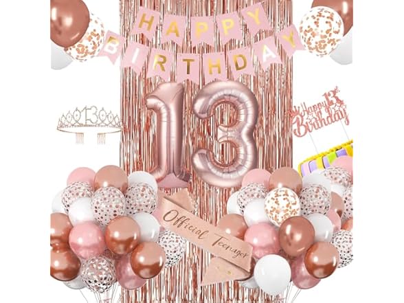 18th Birthday Decorations for Girls