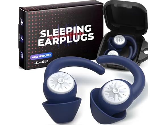 Roinoim Sleep Ear Plugs Royal Blue 2pr