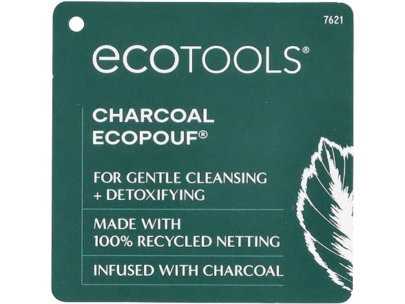 EcoTools Delicate EcoPouf Charcoal