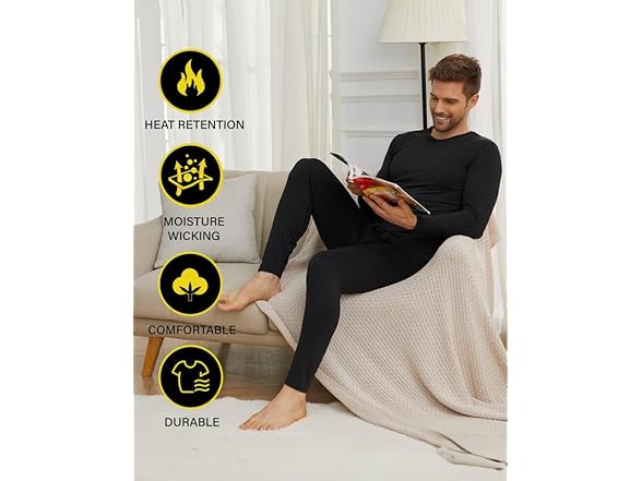 EXCELLENT THERMAL Men’s Underwear Set