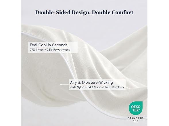 PHF Light Grey Cooling Blanket Queen 90"x90"
