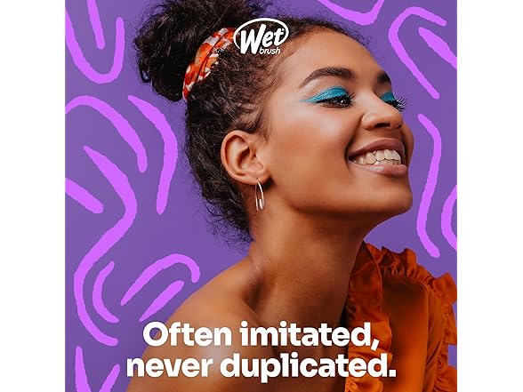 Wet Brush Headwrap Blue Tie Dye, 1 CT