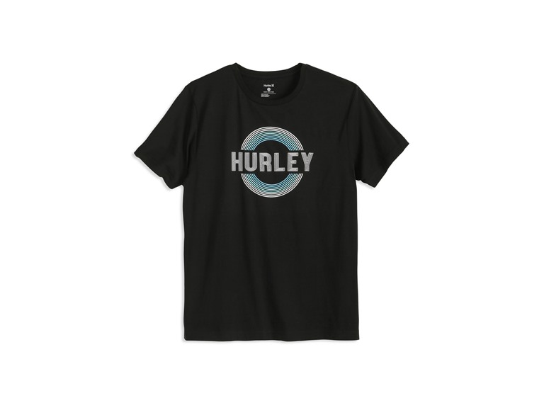 Hurley HFA24VMT-15417 L Hurley Trance Graphic Tee Black