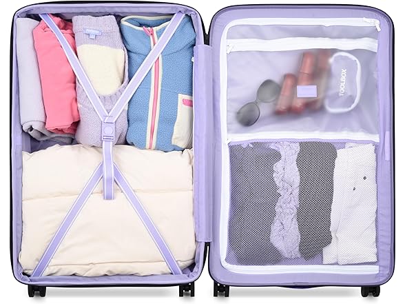 florence by mills Spin Me Away Hardside Luggage, Checked-Large 29"