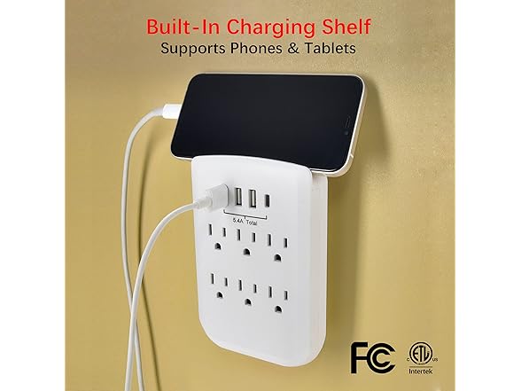 Clear Power B09F5VLKRP Clear Power Combo: 2-Outlet Tr