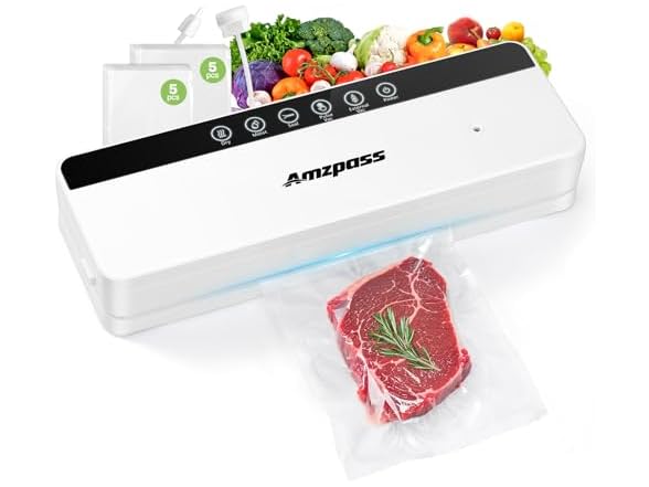 Vacuum Sealer for Food, 6-in-1 Food