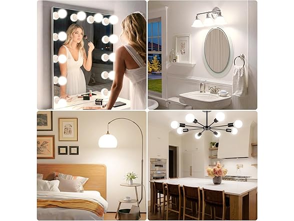 Brightever G25 LED Globe Light Bulbs 60W