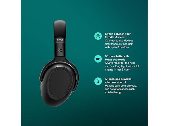 (NEW) EPOS Adapt 660 USB-C – Premium Wireless ANC Headset