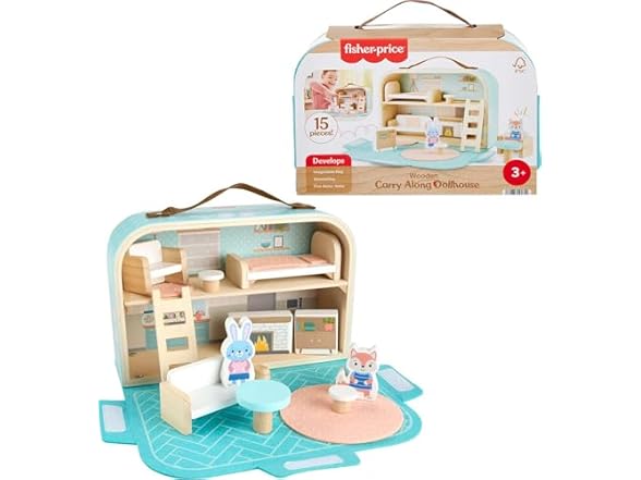 Fisher-Price Fisher-Price Wood Pretend Play Toy Dollh