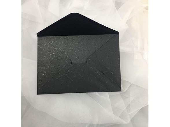 Lucky Star Pearl Black A7 Envelopes