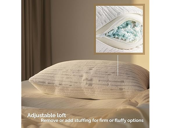 Clara Clark Memory Foam Pillows 2 Pack, Queen