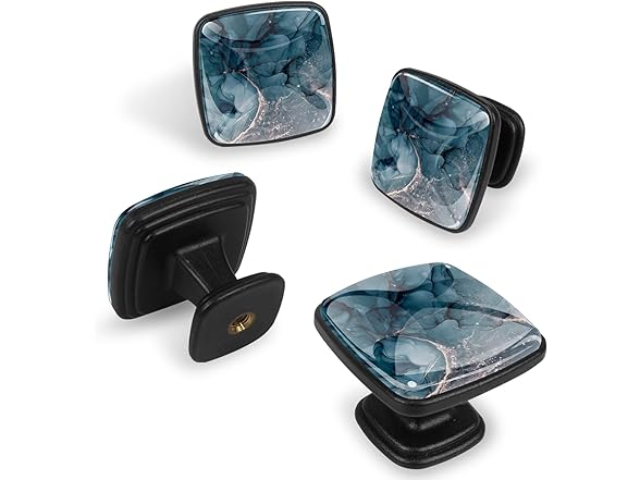 LORVIES 1.2" Marble Cabinet Knobs