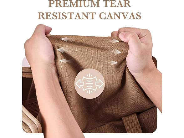 SHOWKOO Khaki 60L Duffle Bag